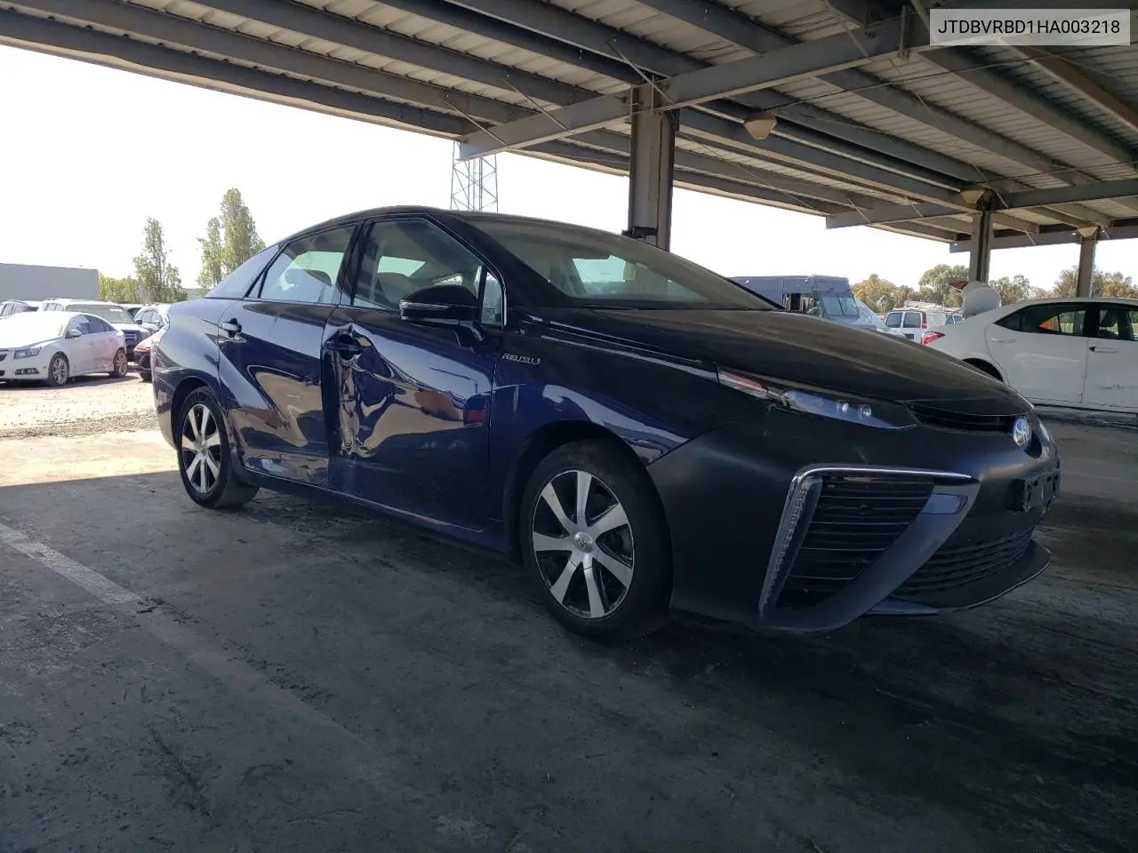 2017 Toyota Mirai VIN: JTDBVRBD1HA003218 Lot: 53211895