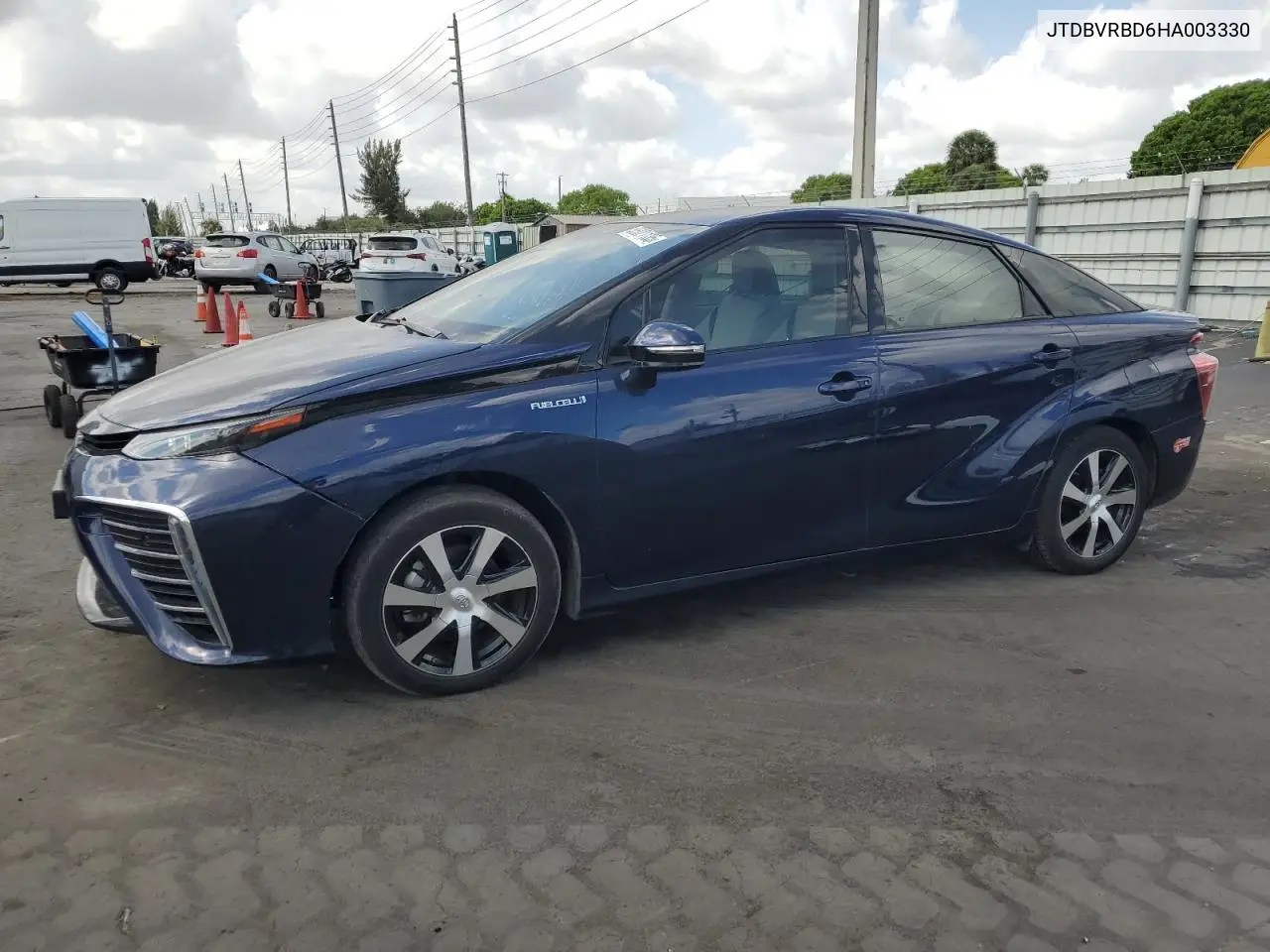 2017 Toyota Mirai VIN: JTDBVRBD6HA003330 Lot: 55021135