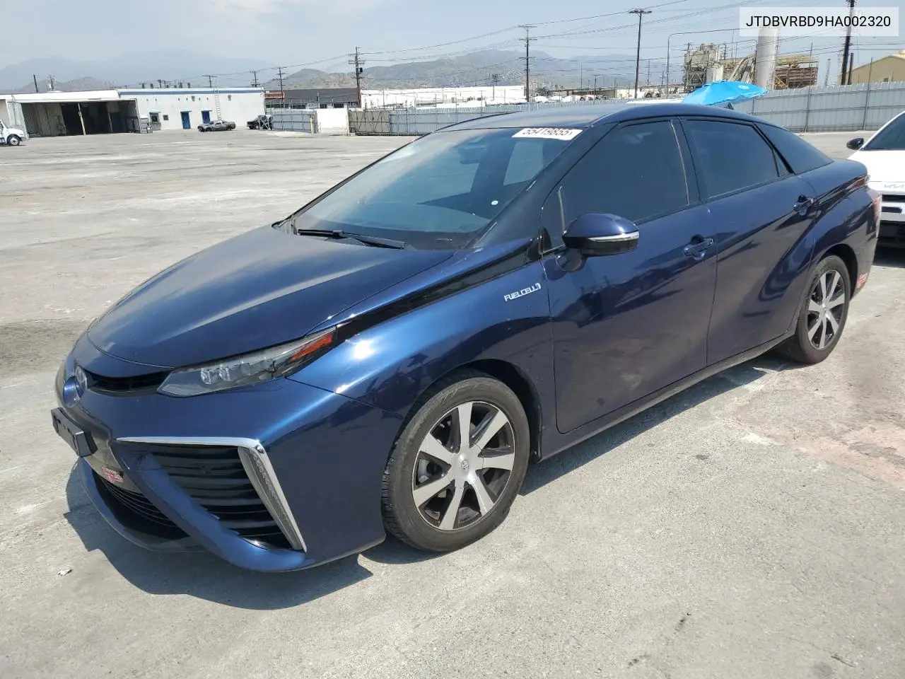 2017 Toyota Mirai VIN: JTDBVRBD9HA002320 Lot: 55419855