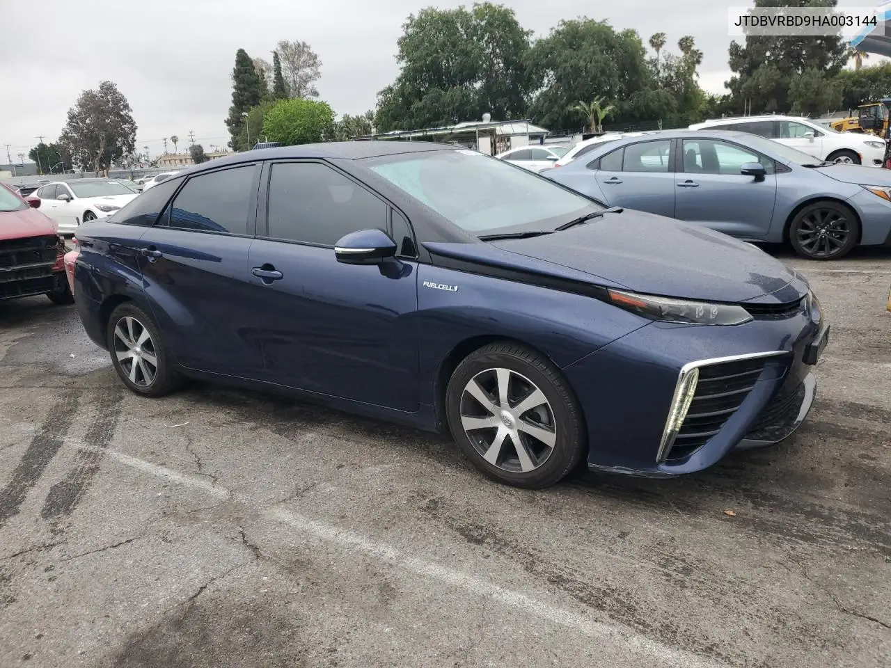 2017 Toyota Mirai VIN: JTDBVRBD9HA003144 Lot: 55816275