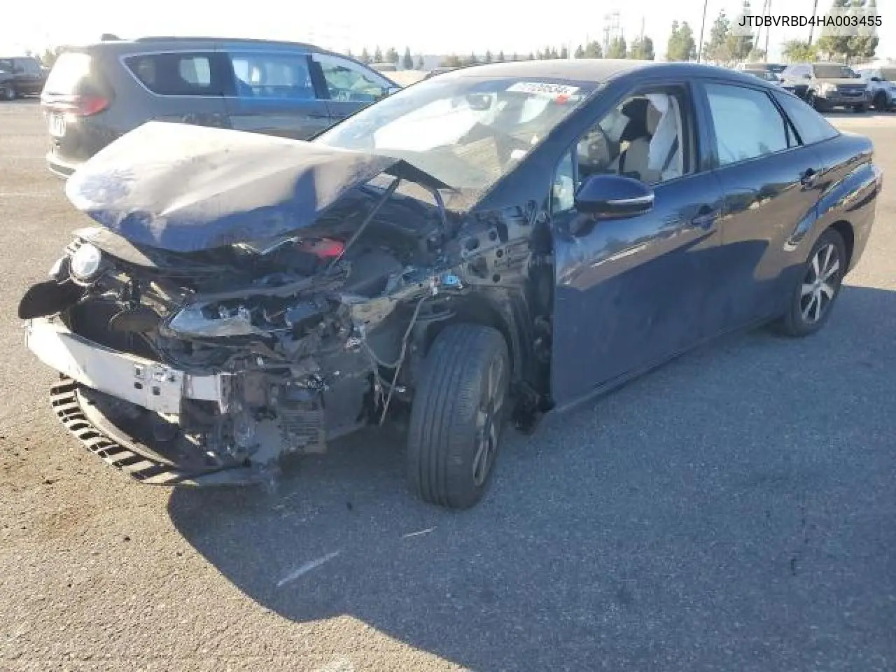 2017 Toyota Mirai VIN: JTDBVRBD4HA003455 Lot: 56256935