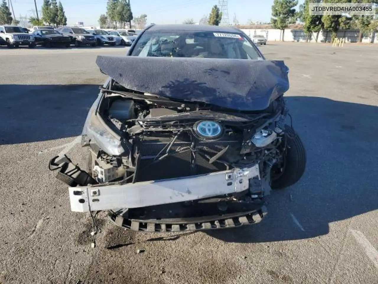 2017 Toyota Mirai VIN: JTDBVRBD4HA003455 Lot: 56256935