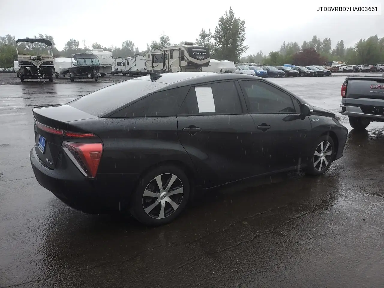 2017 Toyota Mirai VIN: JTDBVRBD7HA003661 Lot: 56631785