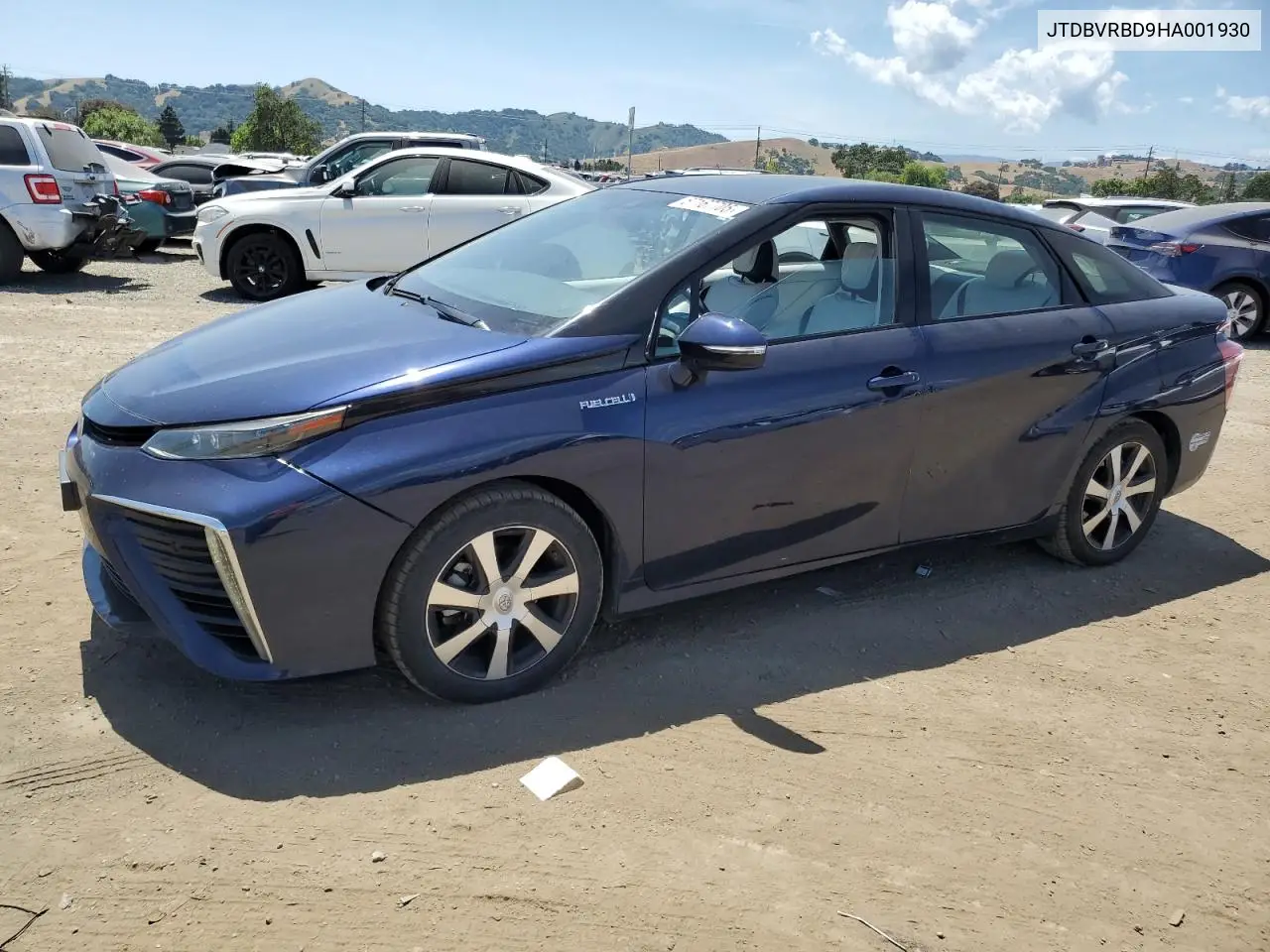 2017 Toyota Mirai VIN: JTDBVRBD9HA001930 Lot: 57167705