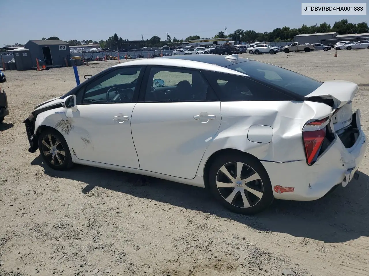 2017 Toyota Mirai VIN: JTDBVRBD4HA001883 Lot: 59427725