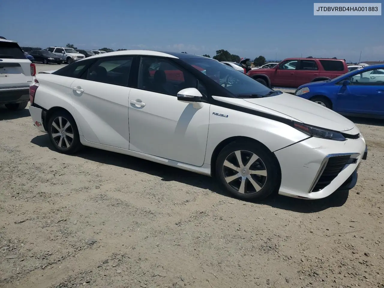 2017 Toyota Mirai VIN: JTDBVRBD4HA001883 Lot: 59427725