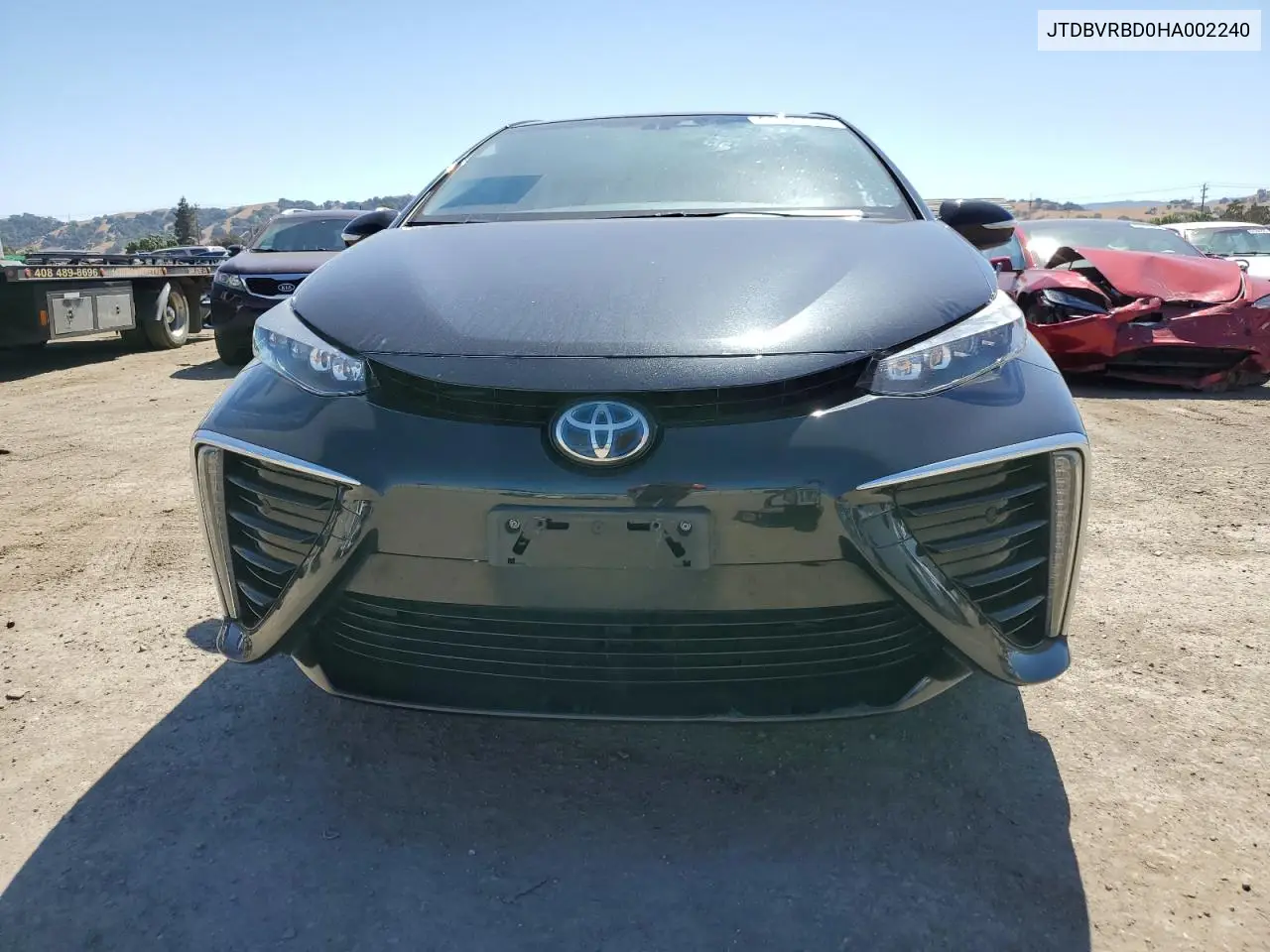 2017 Toyota Mirai VIN: JTDBVRBD0HA002240 Lot: 61055355