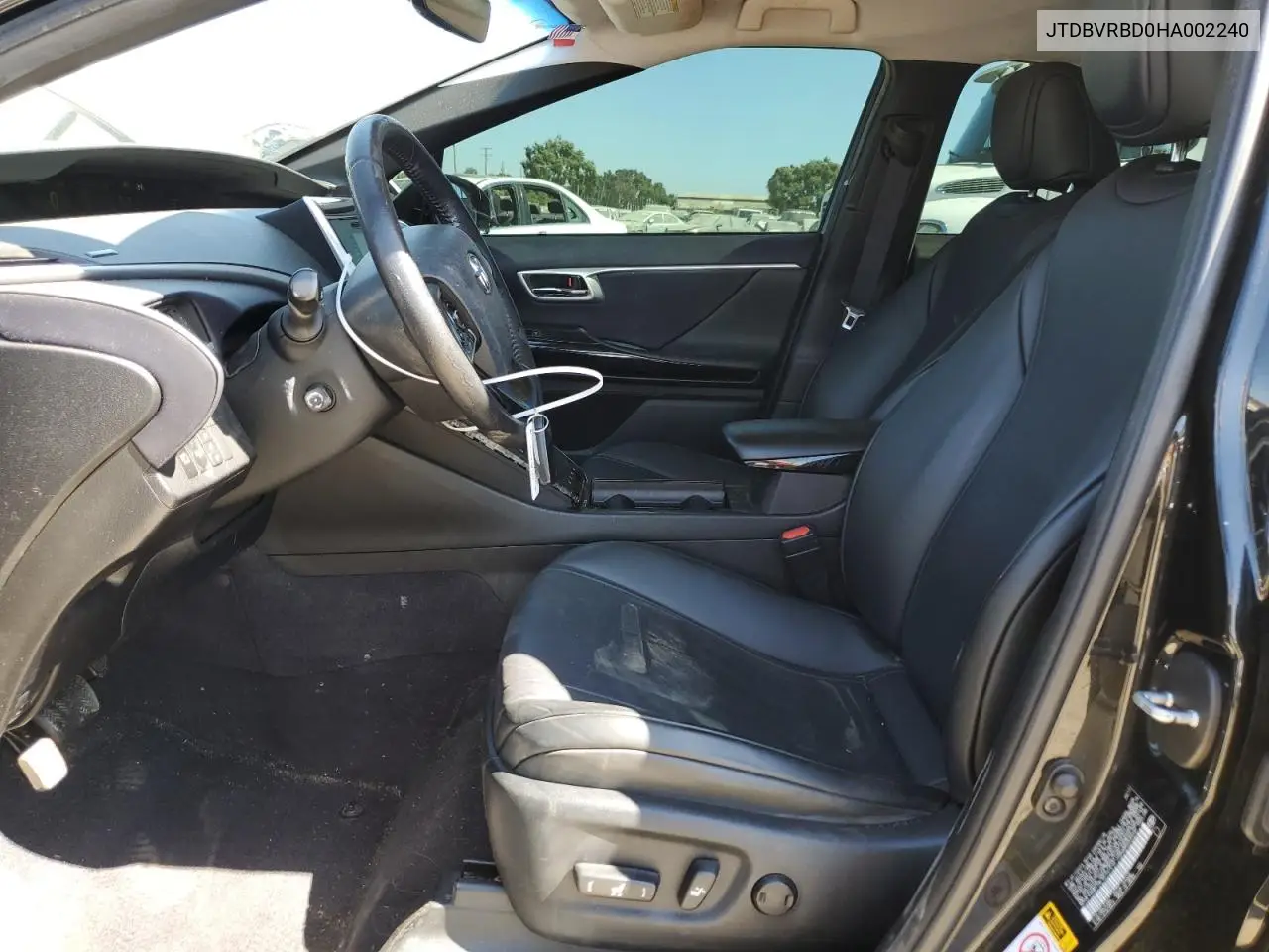 2017 Toyota Mirai VIN: JTDBVRBD0HA002240 Lot: 61055355