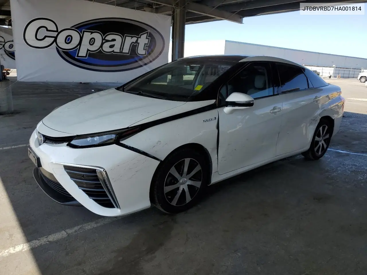 2017 Toyota Mirai VIN: JTDBVRBD7HA001814 Lot: 61192145