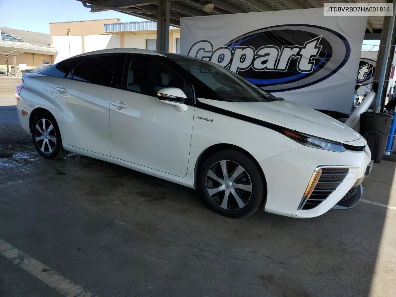 2017 Toyota Mirai VIN: JTDBVRBD7HA001814 Lot: 61192145
