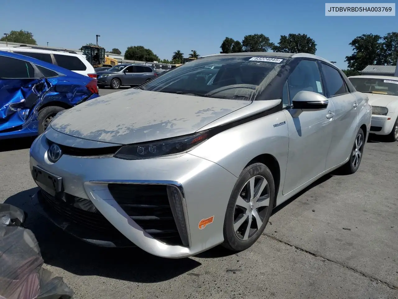 2017 Toyota Mirai VIN: JTDBVRBD5HA003769 Lot: 63224045