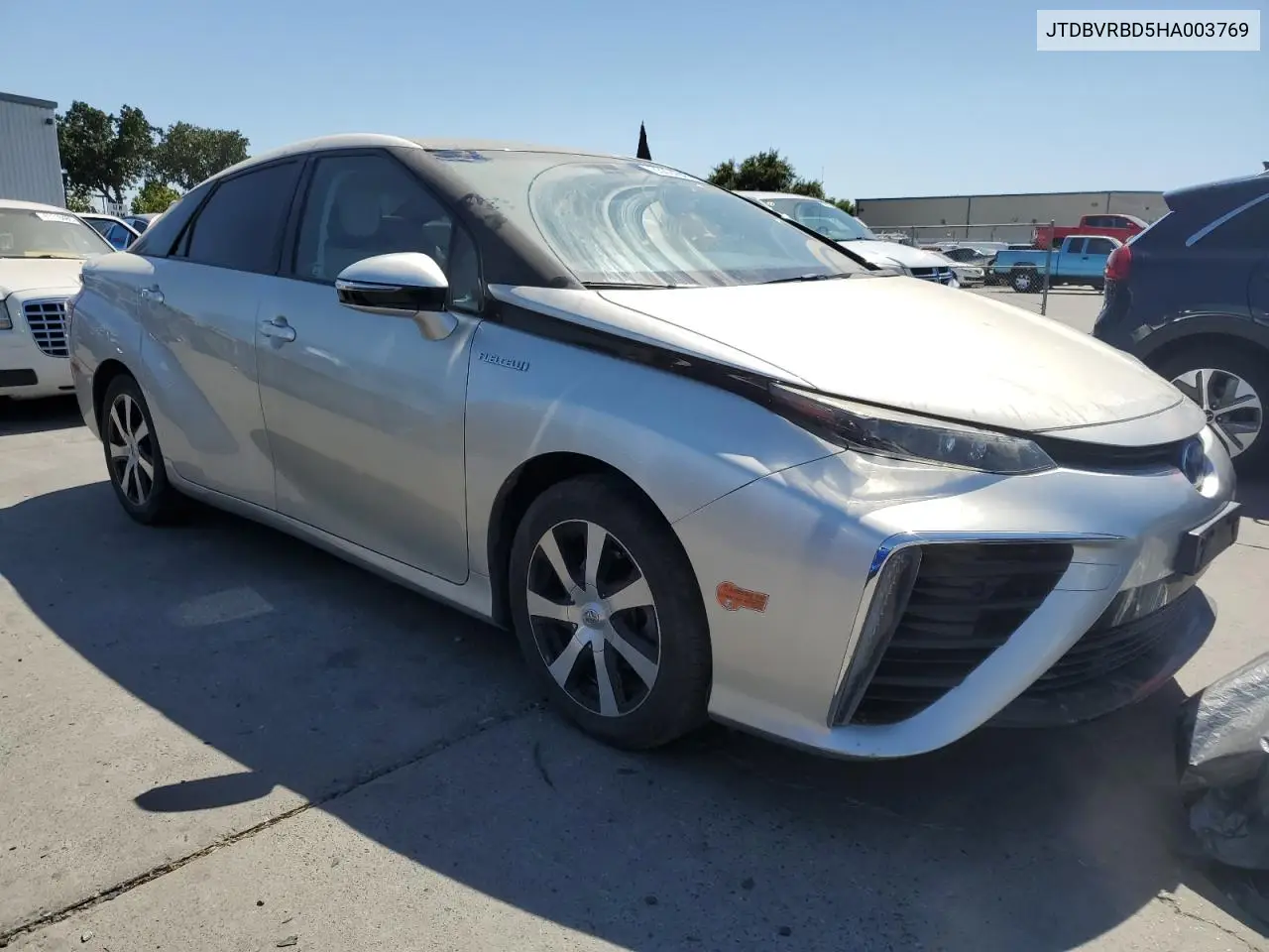 2017 Toyota Mirai VIN: JTDBVRBD5HA003769 Lot: 63224045