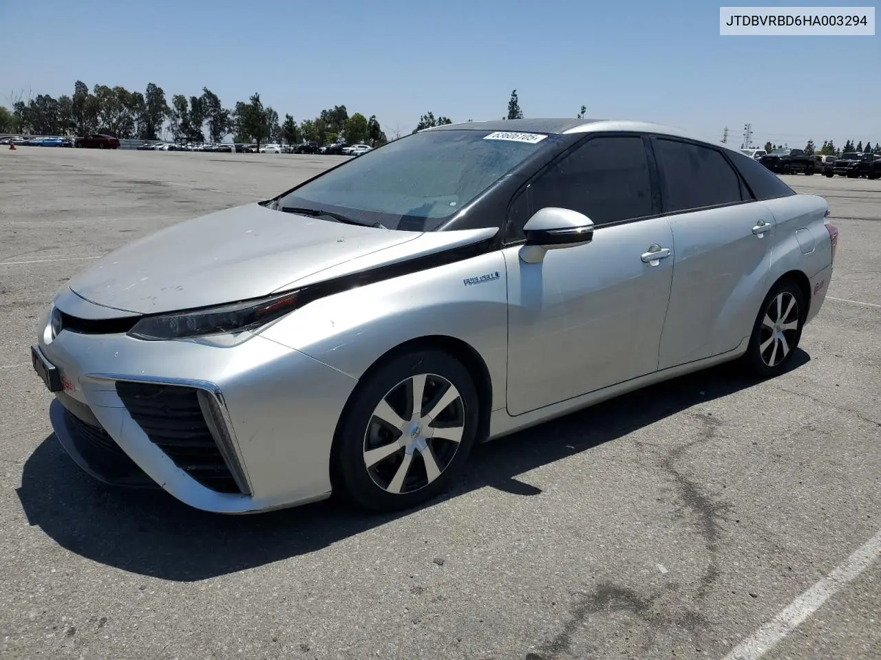2017 Toyota Mirai VIN: JTDBVRBD6HA003294 Lot: 63606105