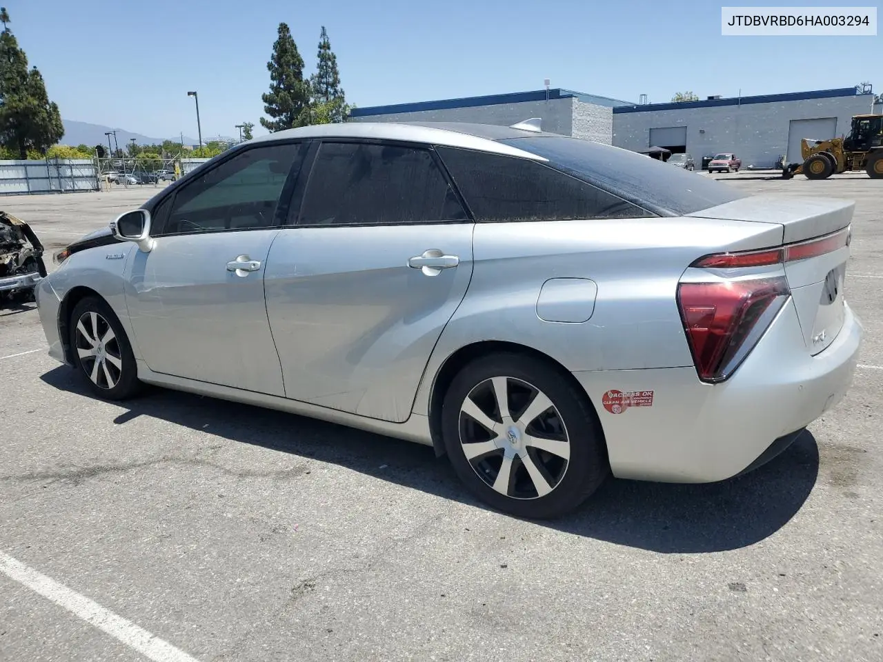 2017 Toyota Mirai VIN: JTDBVRBD6HA003294 Lot: 63606105