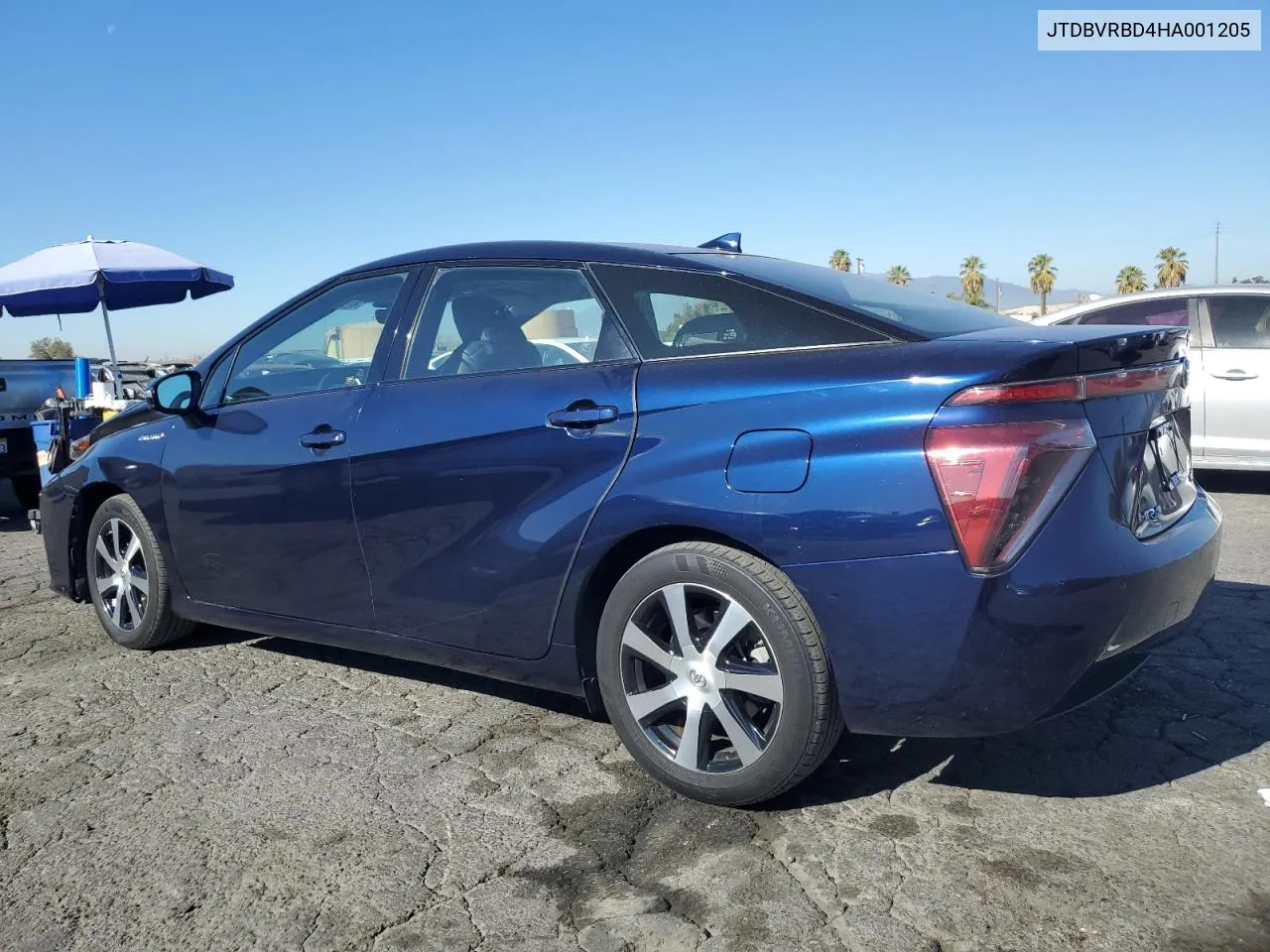 2017 Toyota Mirai VIN: JTDBVRBD4HA001205 Lot: 81937094
