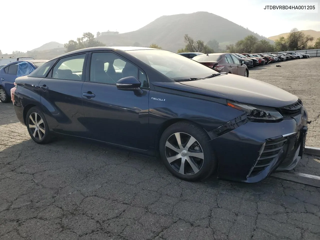 2017 Toyota Mirai VIN: JTDBVRBD4HA001205 Lot: 81937094