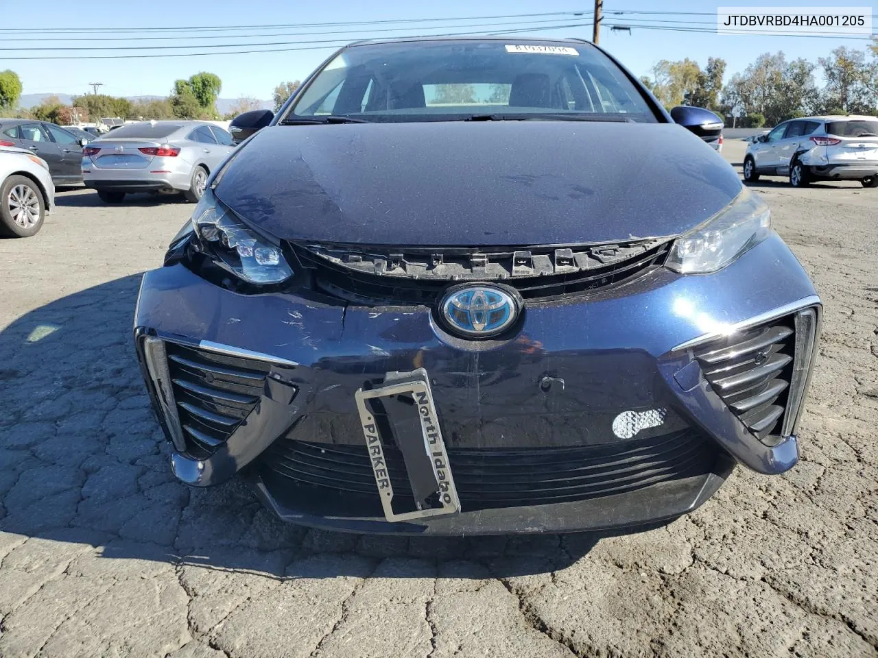 2017 Toyota Mirai VIN: JTDBVRBD4HA001205 Lot: 81937094