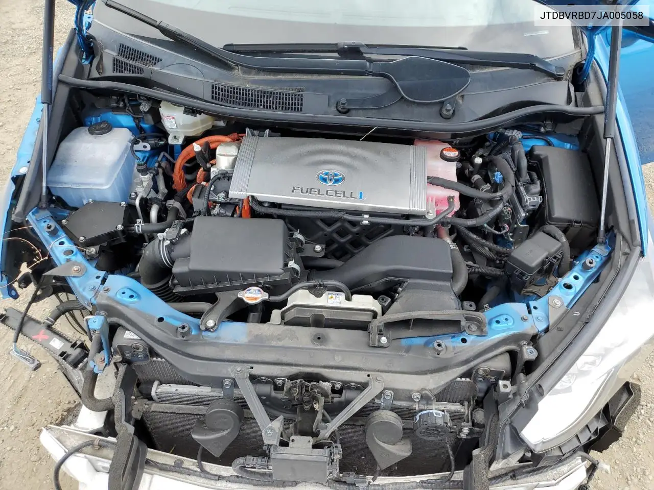 2018 Toyota Mirai VIN: JTDBVRBD7JA005058 Lot: 52334935