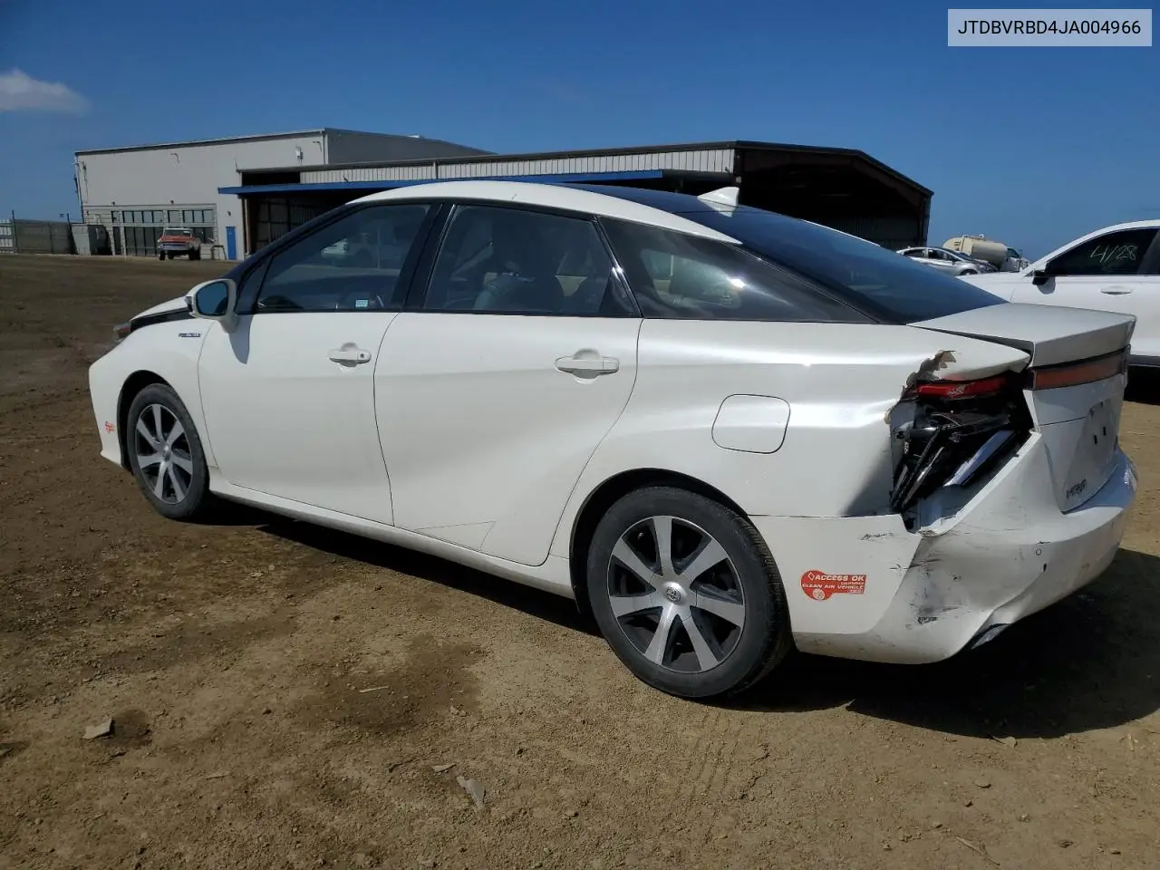 2018 Toyota Mirai VIN: JTDBVRBD4JA004966 Lot: 54760415