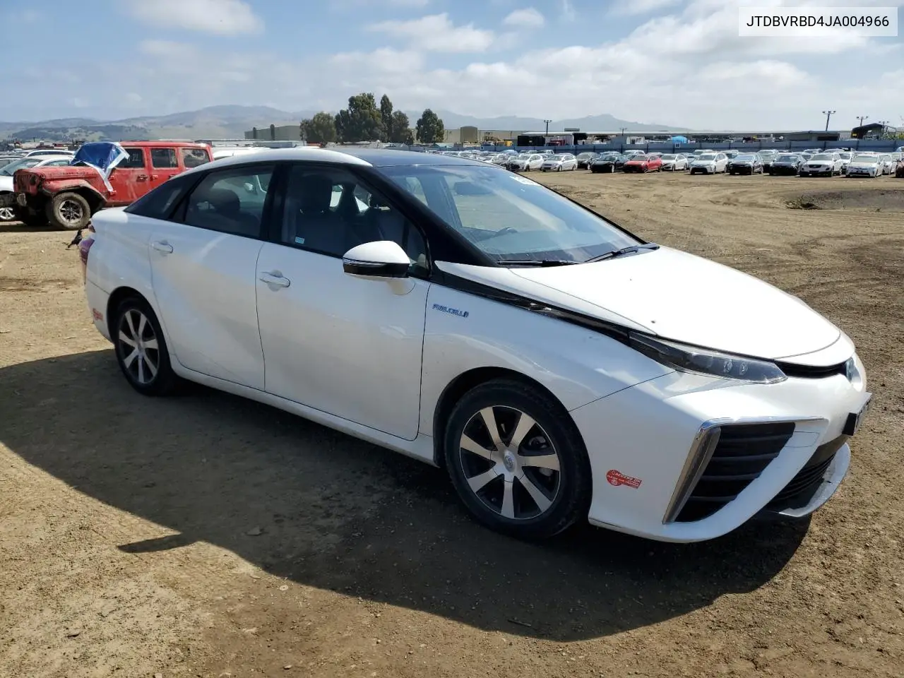 2018 Toyota Mirai VIN: JTDBVRBD4JA004966 Lot: 54760415