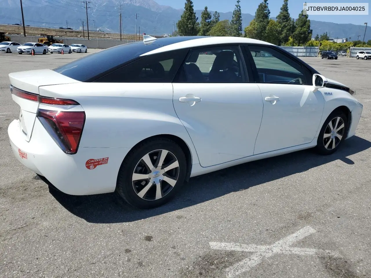 2018 Toyota Mirai VIN: JTDBVRBD9JA004025 Lot: 56686705