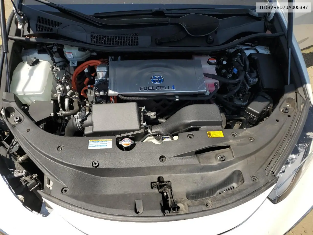 2018 Toyota Mirai VIN: JTDBVRBD7JA005397 Lot: 62319085