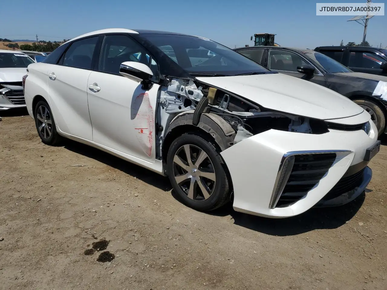 2018 Toyota Mirai VIN: JTDBVRBD7JA005397 Lot: 62319085