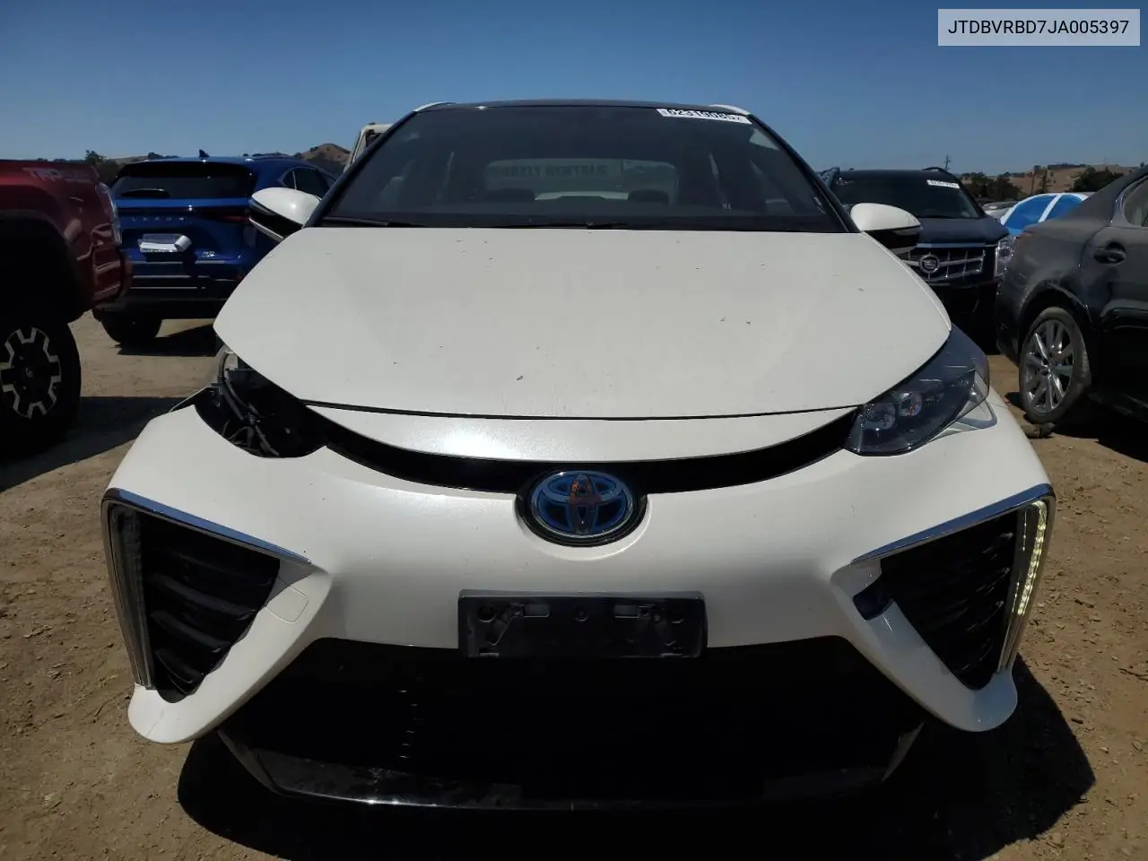 2018 Toyota Mirai VIN: JTDBVRBD7JA005397 Lot: 62319085