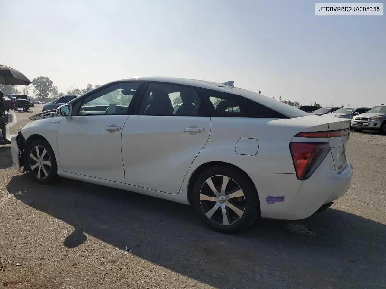 2018 Toyota Mirai VIN: JTDBVRBD2JA005355 Lot: 62415085