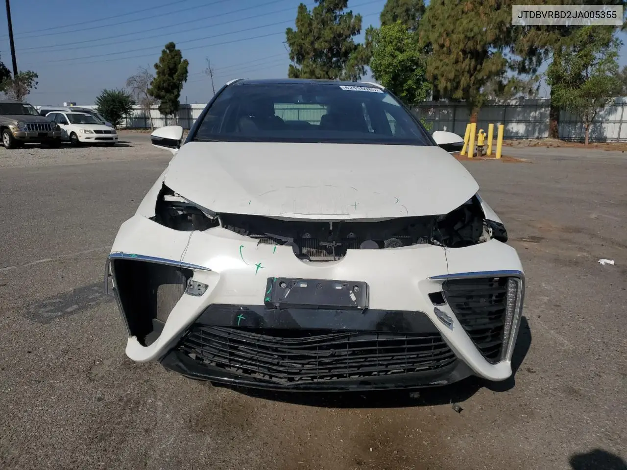 2018 Toyota Mirai VIN: JTDBVRBD2JA005355 Lot: 62415085