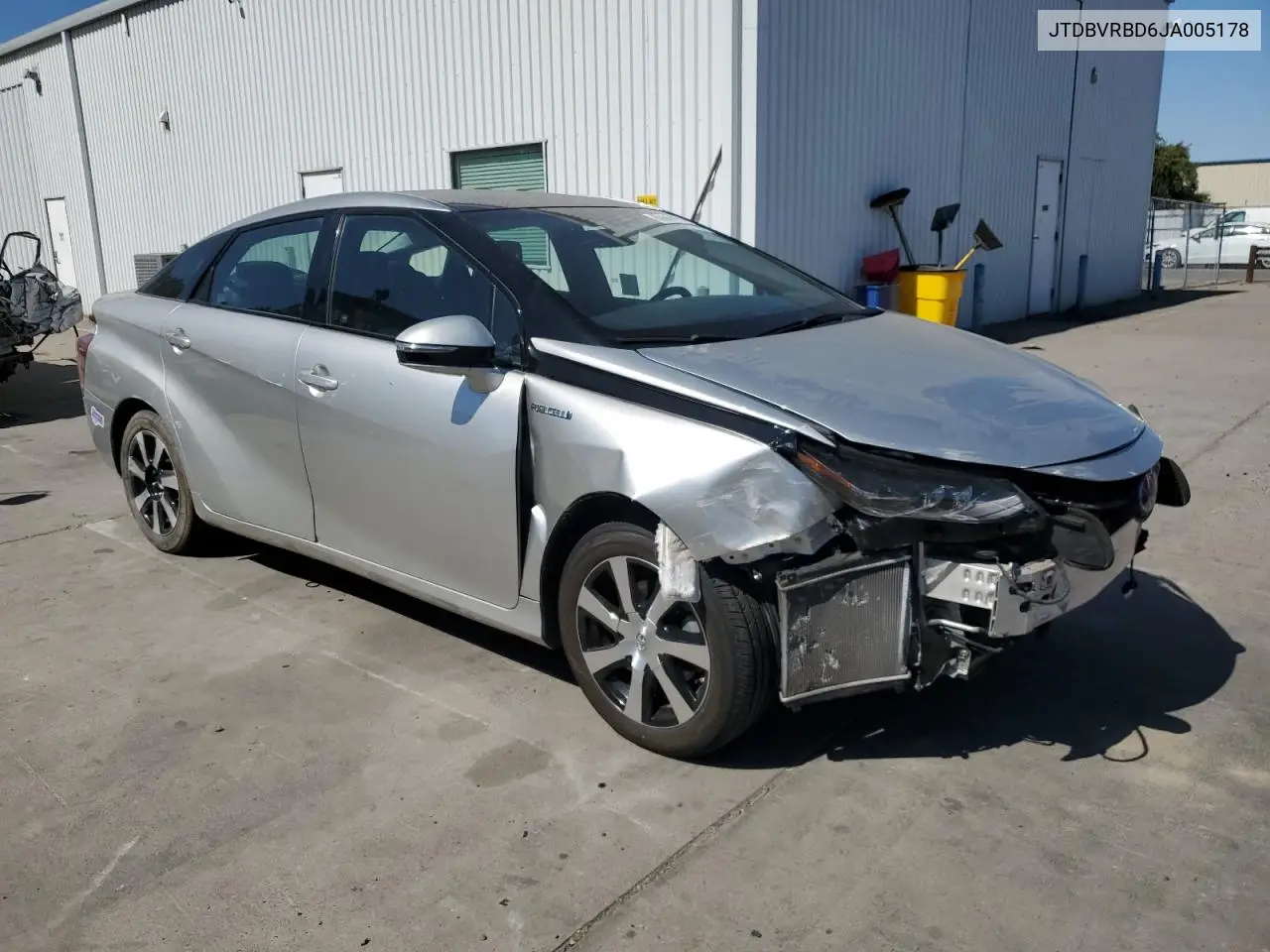 2018 Toyota Mirai VIN: JTDBVRBD6JA005178 Lot: 63644465