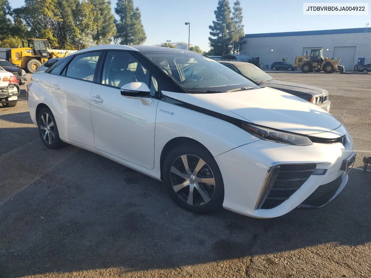 2018 Toyota Mirai VIN: JTDBVRBD6JA004922 Lot: 80925544