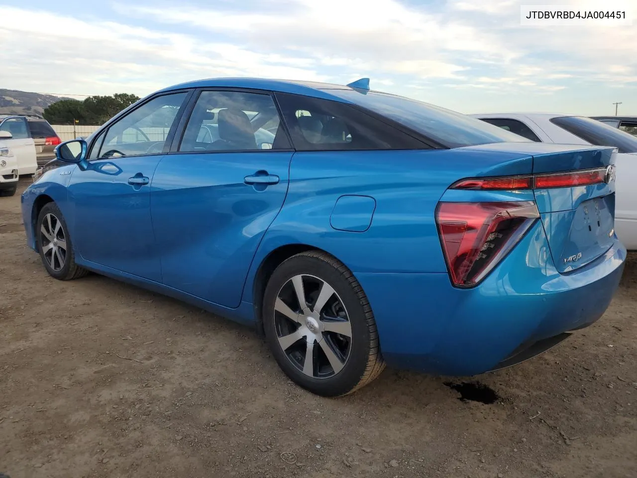 2018 Toyota Mirai VIN: JTDBVRBD4JA004451 Lot: 87551215