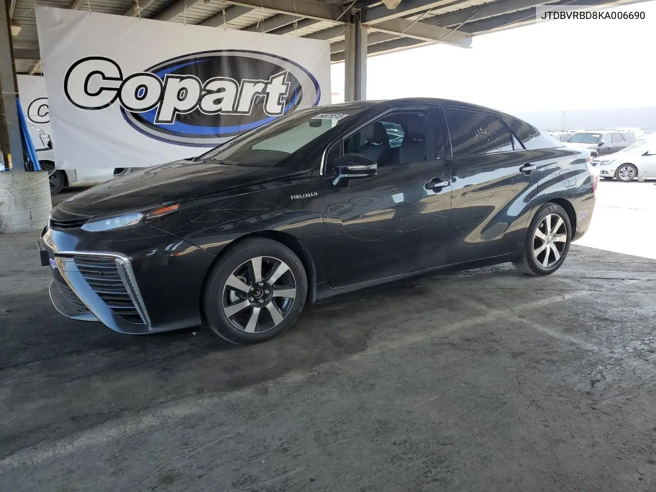 2019 Toyota Mirai VIN: JTDBVRBD8KA006690 Lot: 54625515