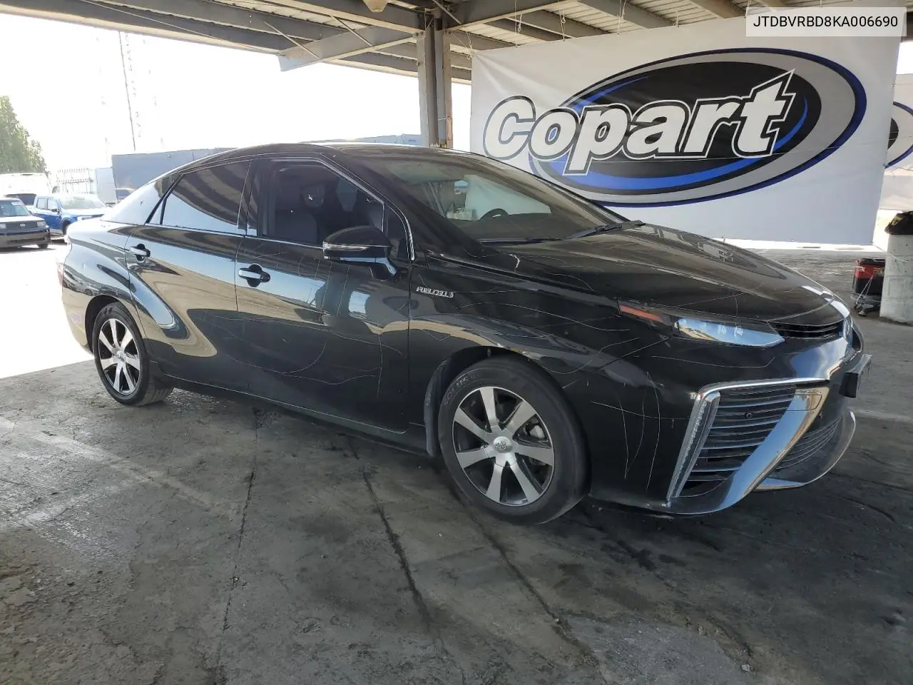2019 Toyota Mirai VIN: JTDBVRBD8KA006690 Lot: 54625515