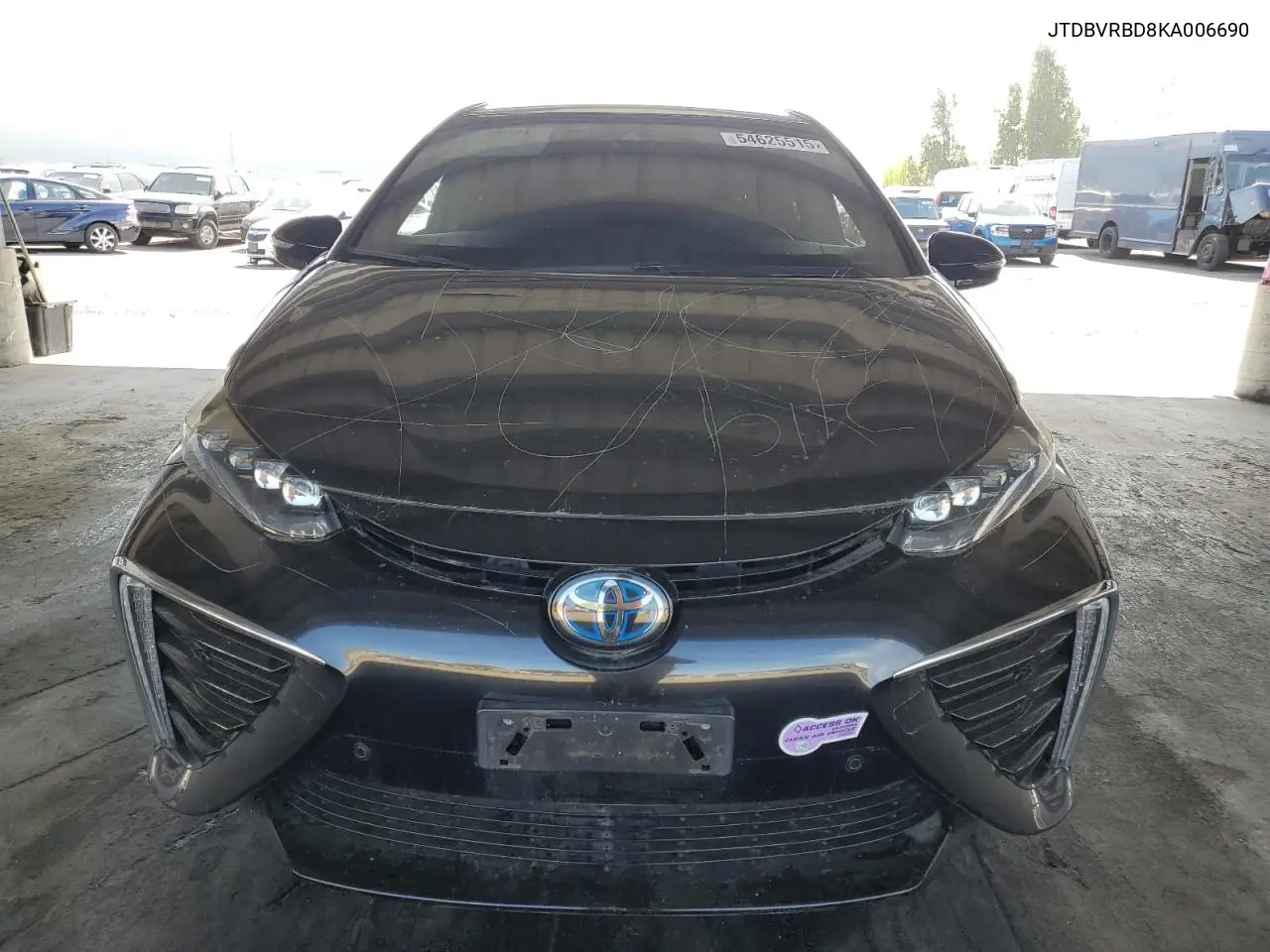 2019 Toyota Mirai VIN: JTDBVRBD8KA006690 Lot: 54625515
