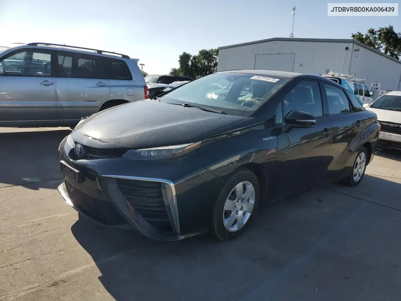 2019 Toyota Mirai VIN: JTDBVRBD0KA006439 Lot: 54751075
