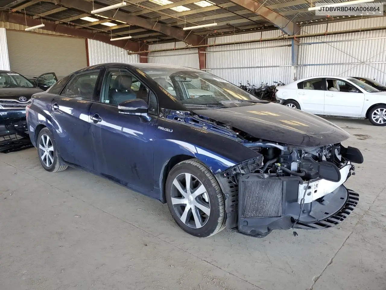 2019 Toyota Mirai VIN: JTDBVRBD4KA006864 Lot: 59985375