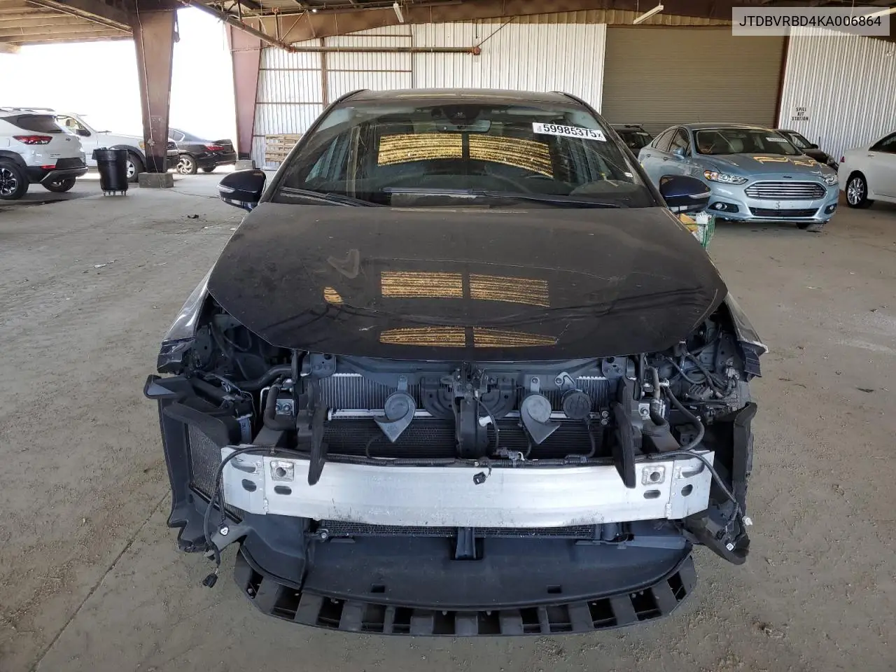 2019 Toyota Mirai VIN: JTDBVRBD4KA006864 Lot: 59985375