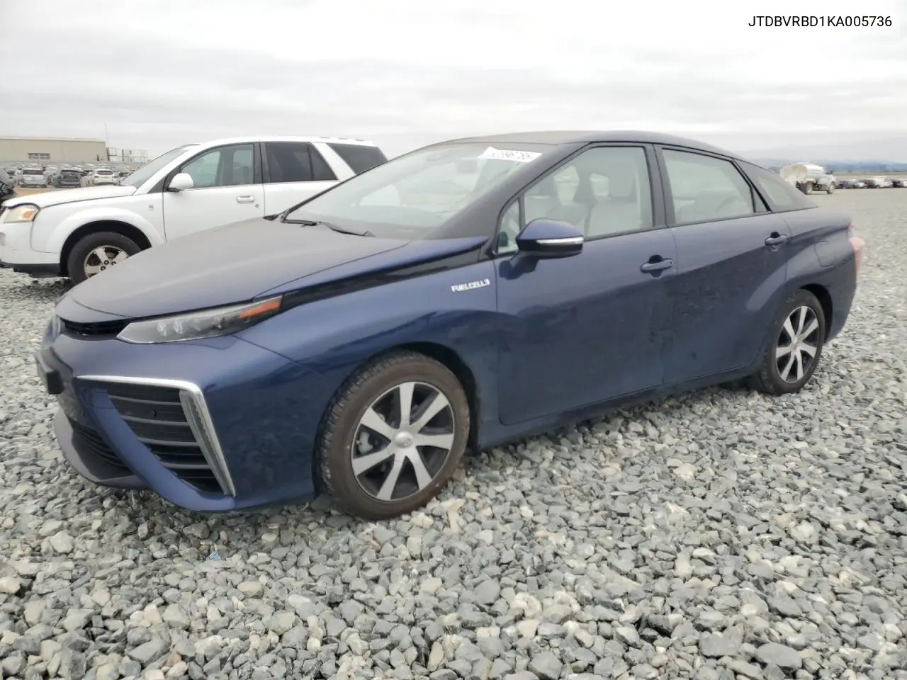 2019 Toyota Mirai VIN: JTDBVRBD1KA005736 Lot: 62396785