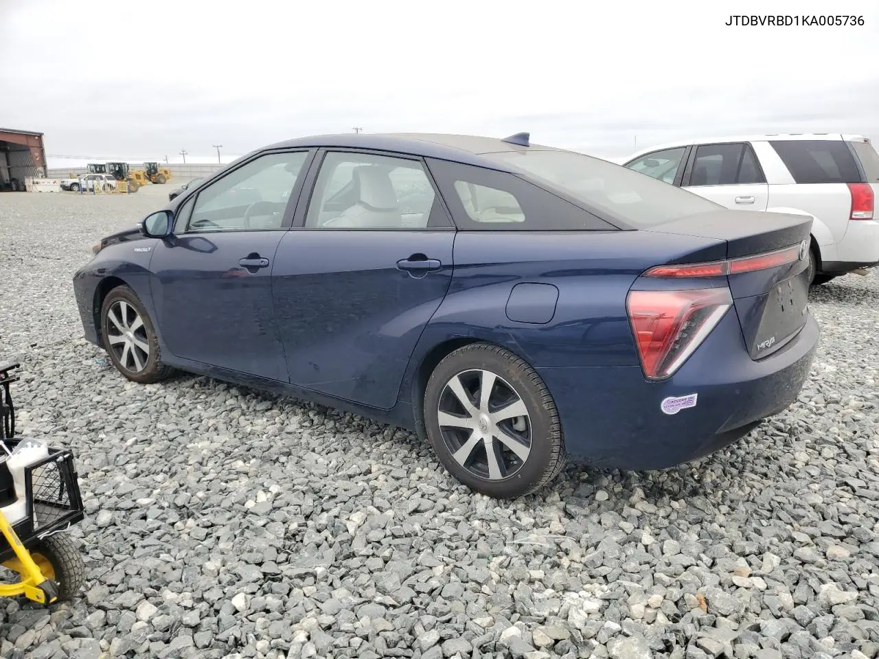 2019 Toyota Mirai VIN: JTDBVRBD1KA005736 Lot: 62396785