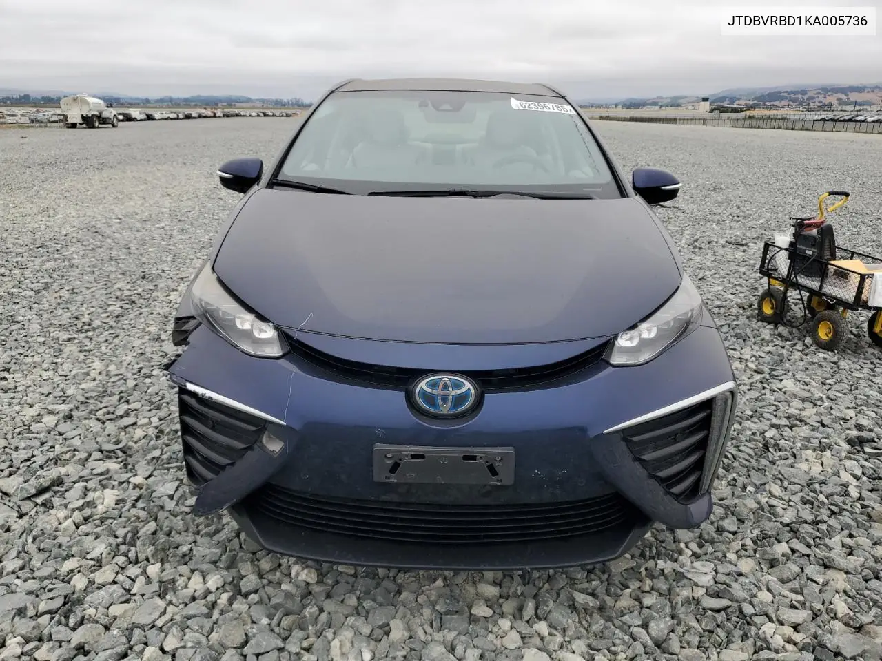 2019 Toyota Mirai VIN: JTDBVRBD1KA005736 Lot: 62396785