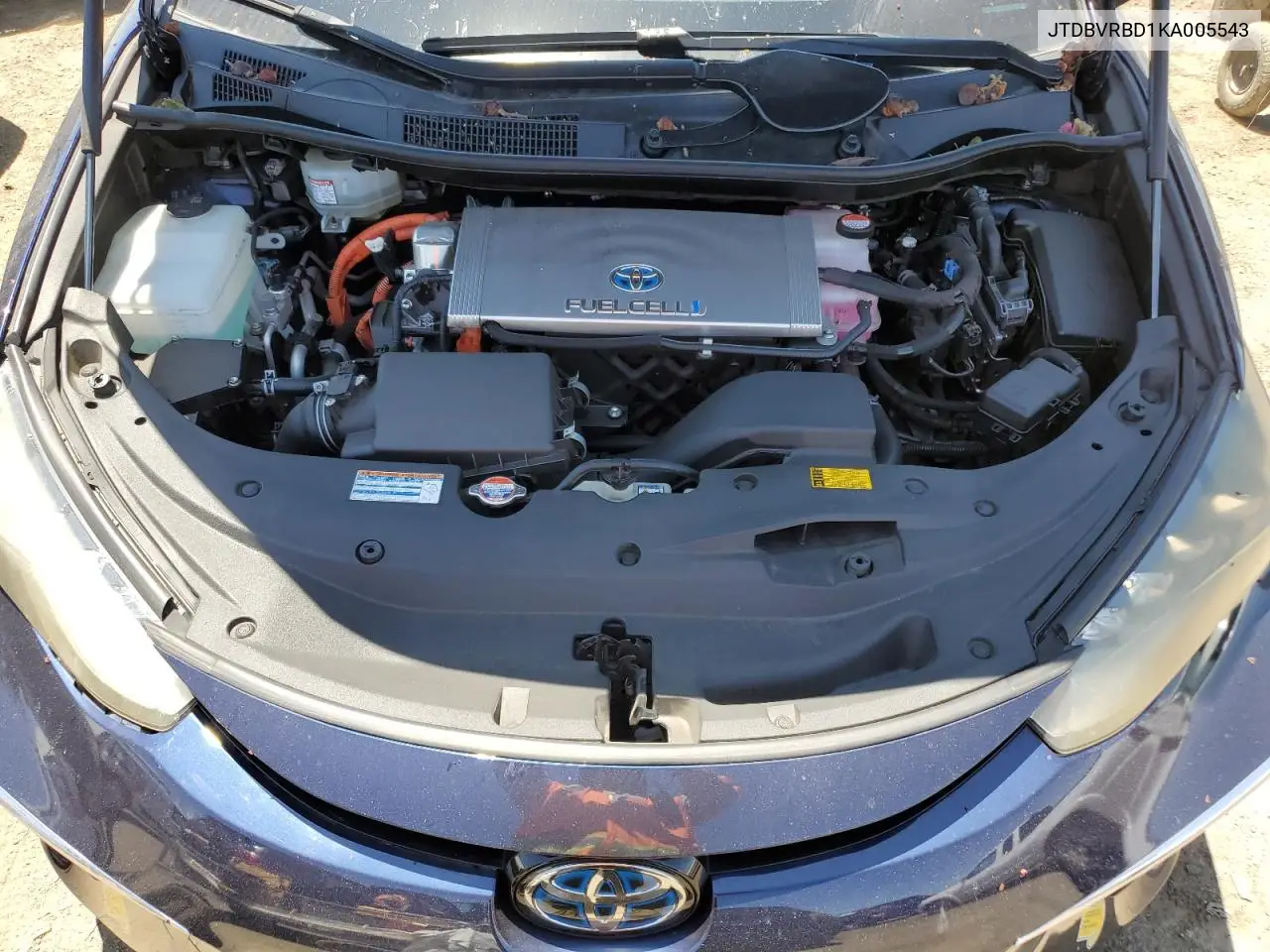 2019 Toyota Mirai VIN: JTDBVRBD1KA005543 Lot: 63121225