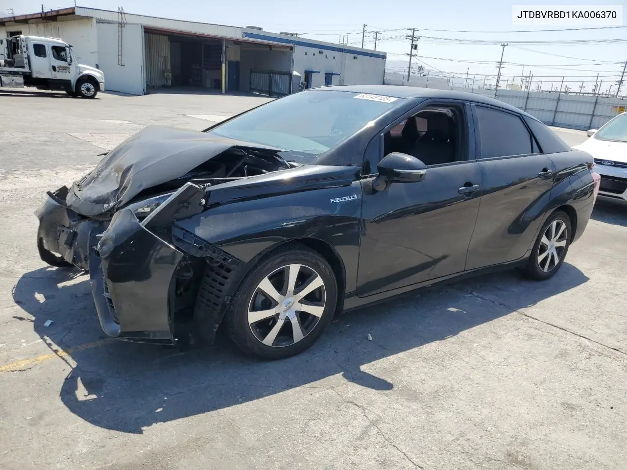 2019 Toyota Mirai VIN: JTDBVRBD1KA006370 Lot: 63149105
