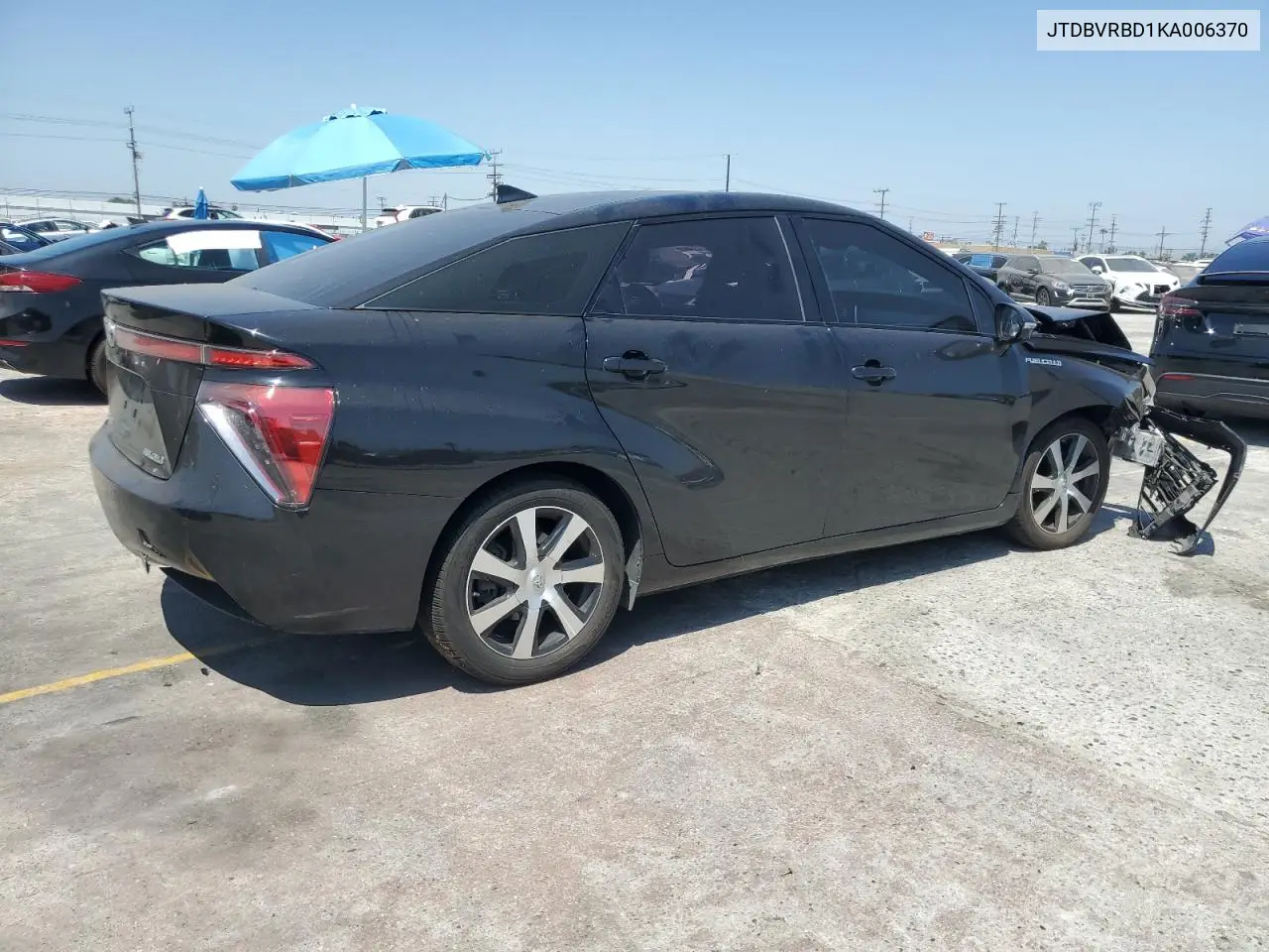2019 Toyota Mirai VIN: JTDBVRBD1KA006370 Lot: 63149105