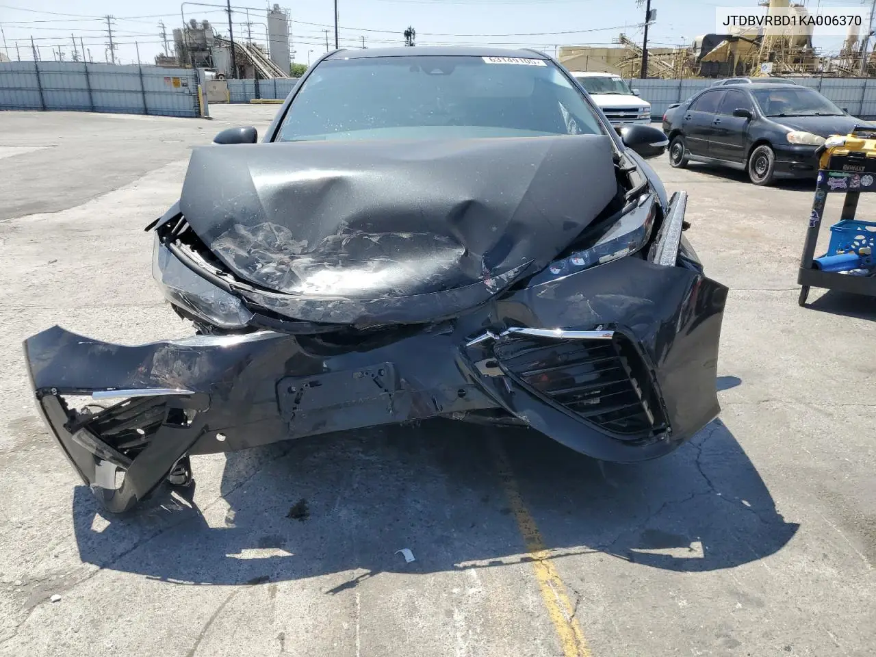 2019 Toyota Mirai VIN: JTDBVRBD1KA006370 Lot: 63149105