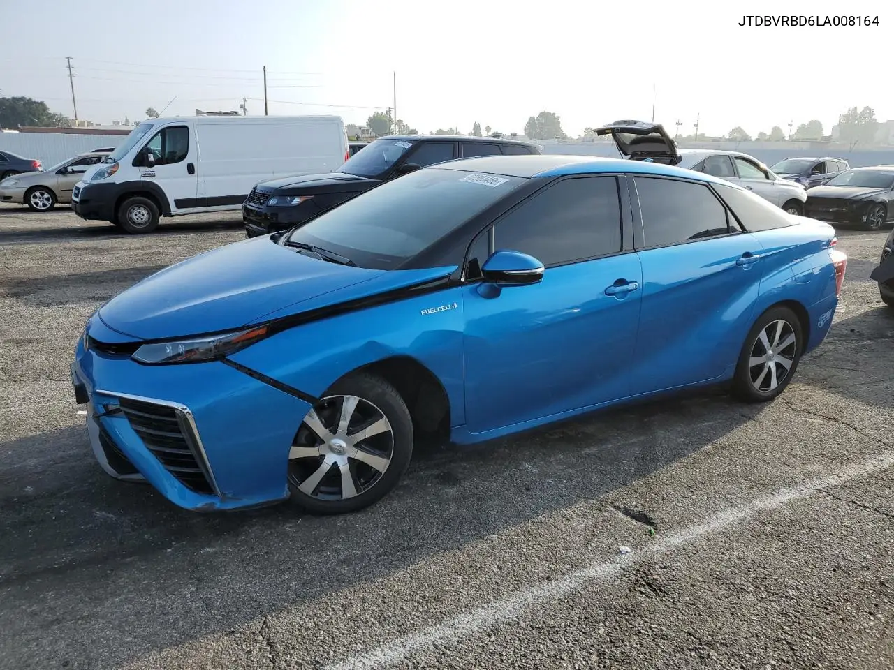 2020 Toyota Mirai VIN: JTDBVRBD6LA008164 Lot: 62593465