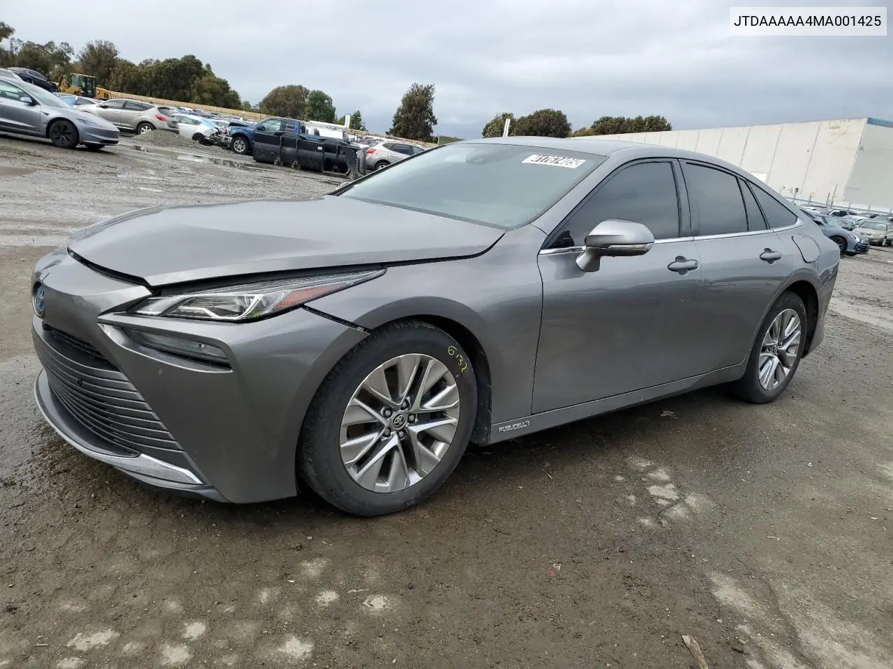 2021 Toyota Mirai Xle VIN: JTDAAAAA4MA001425 Lot: 41767405