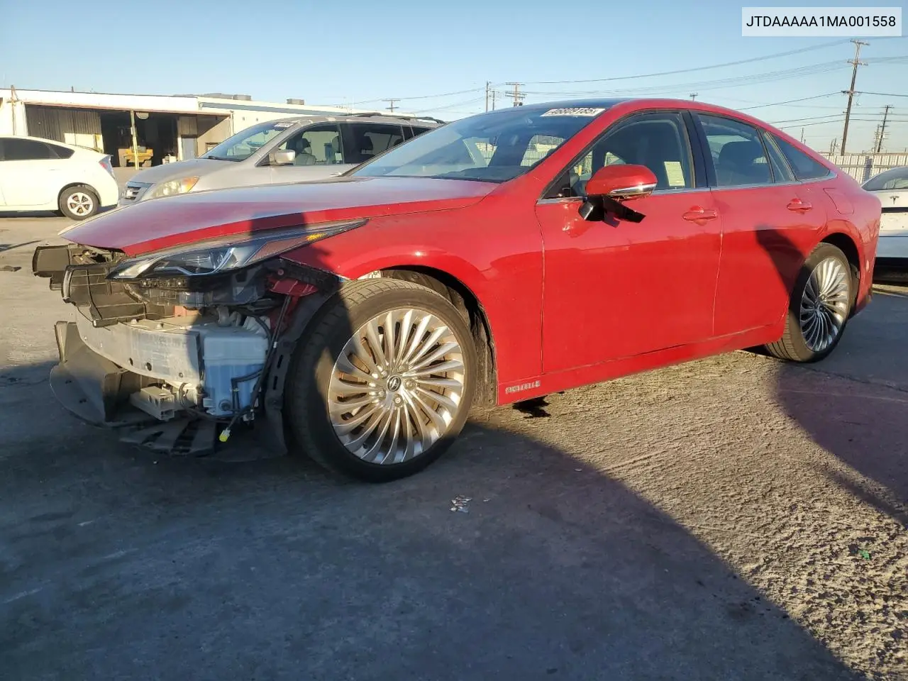 2021 Toyota Mirai Xle VIN: JTDAAAAA1MA001558 Lot: 46809185