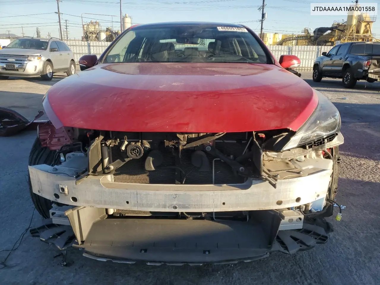 2021 Toyota Mirai Xle VIN: JTDAAAAA1MA001558 Lot: 46809185